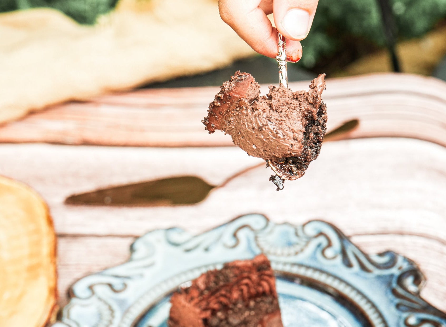 chocolate black cocoa cheesecake