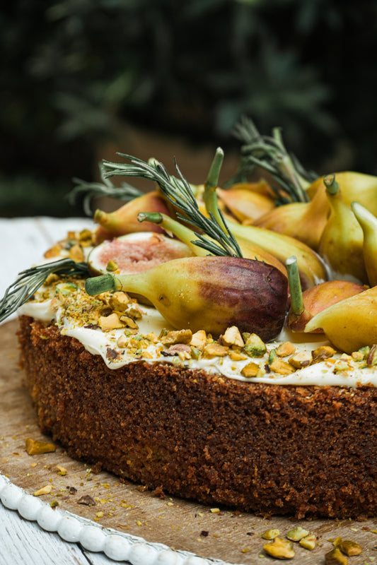 Olive Oil Cake with Fresh Figs