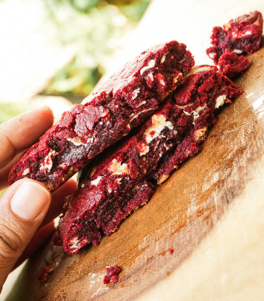 red velvet NYC cookies