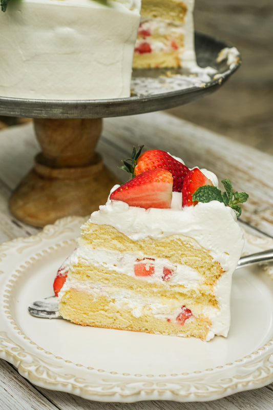 Strawberries And Cream Cake