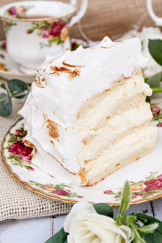 Royal Vanilla Meringue Cake