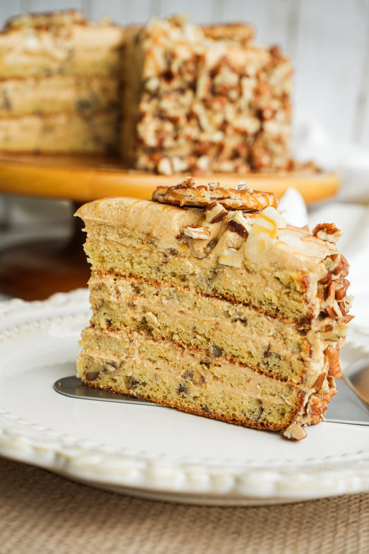 Golden Key Caramel Cake