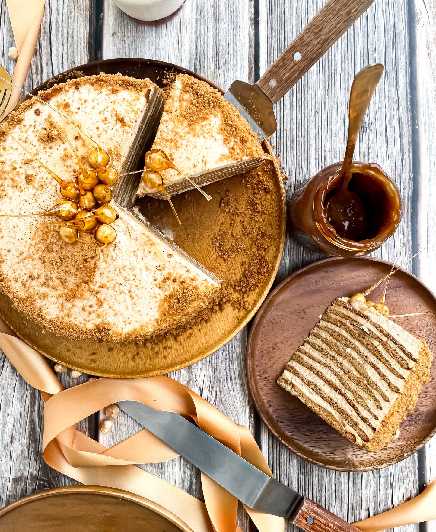 Dulce De Leche Honey Cake