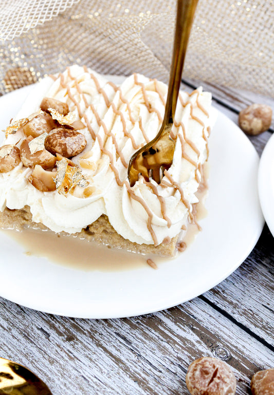 White Malt and Macadamia Tres Leches