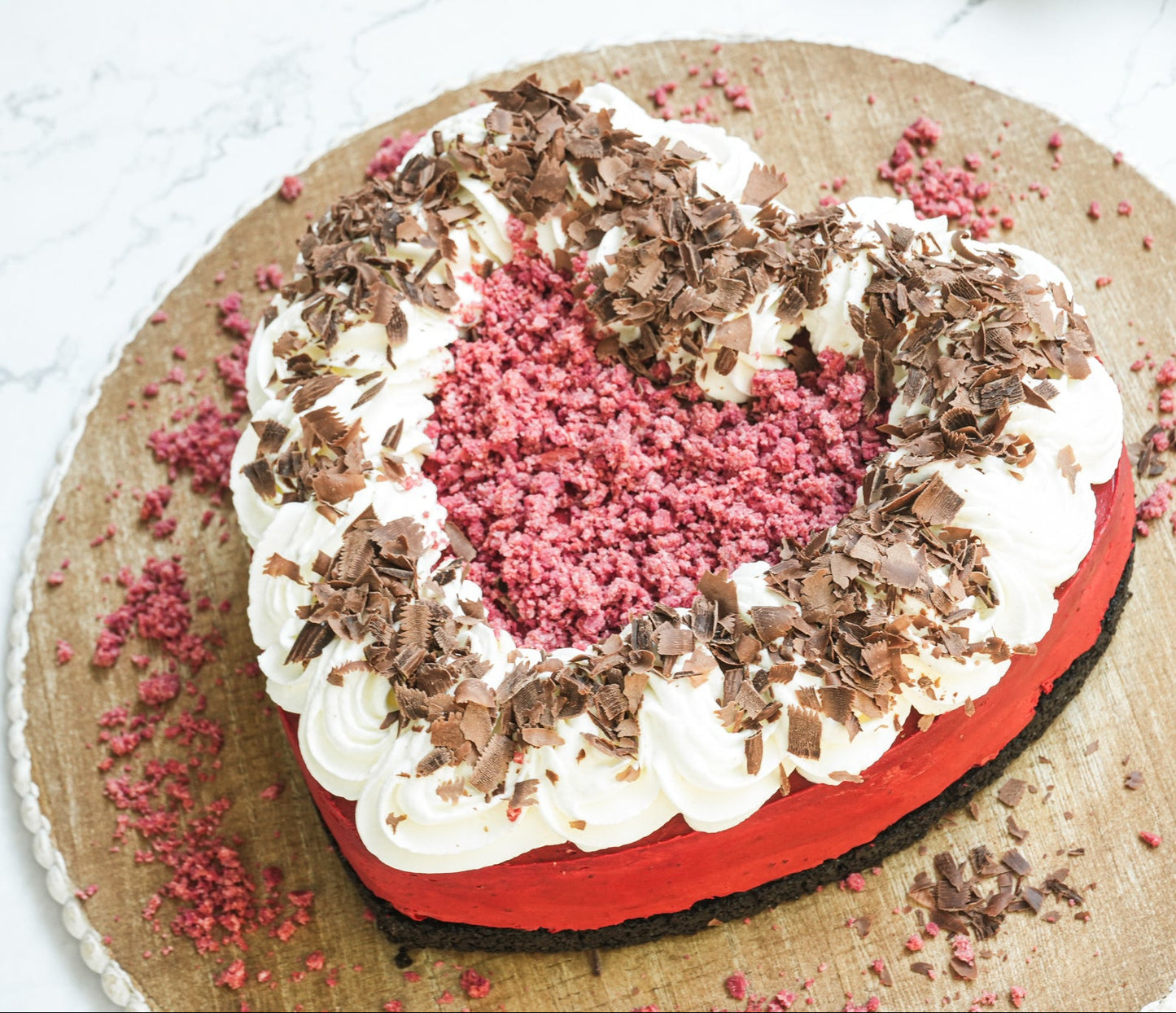 red velvet cheesecake
