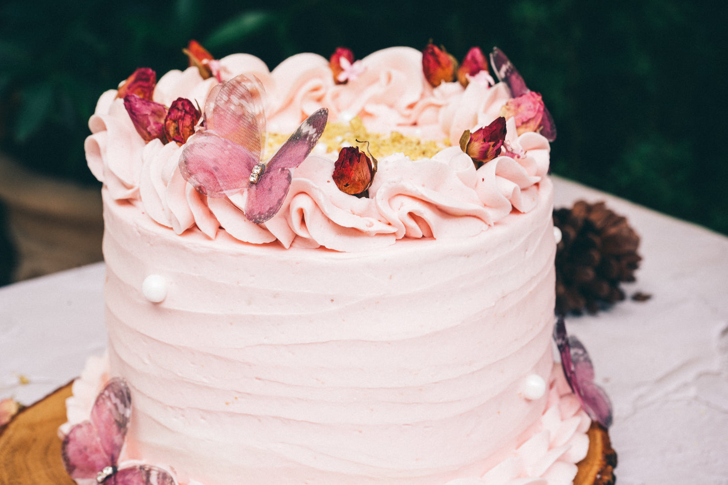 Fleur de Pistache (Rose & Pistachio Cake)