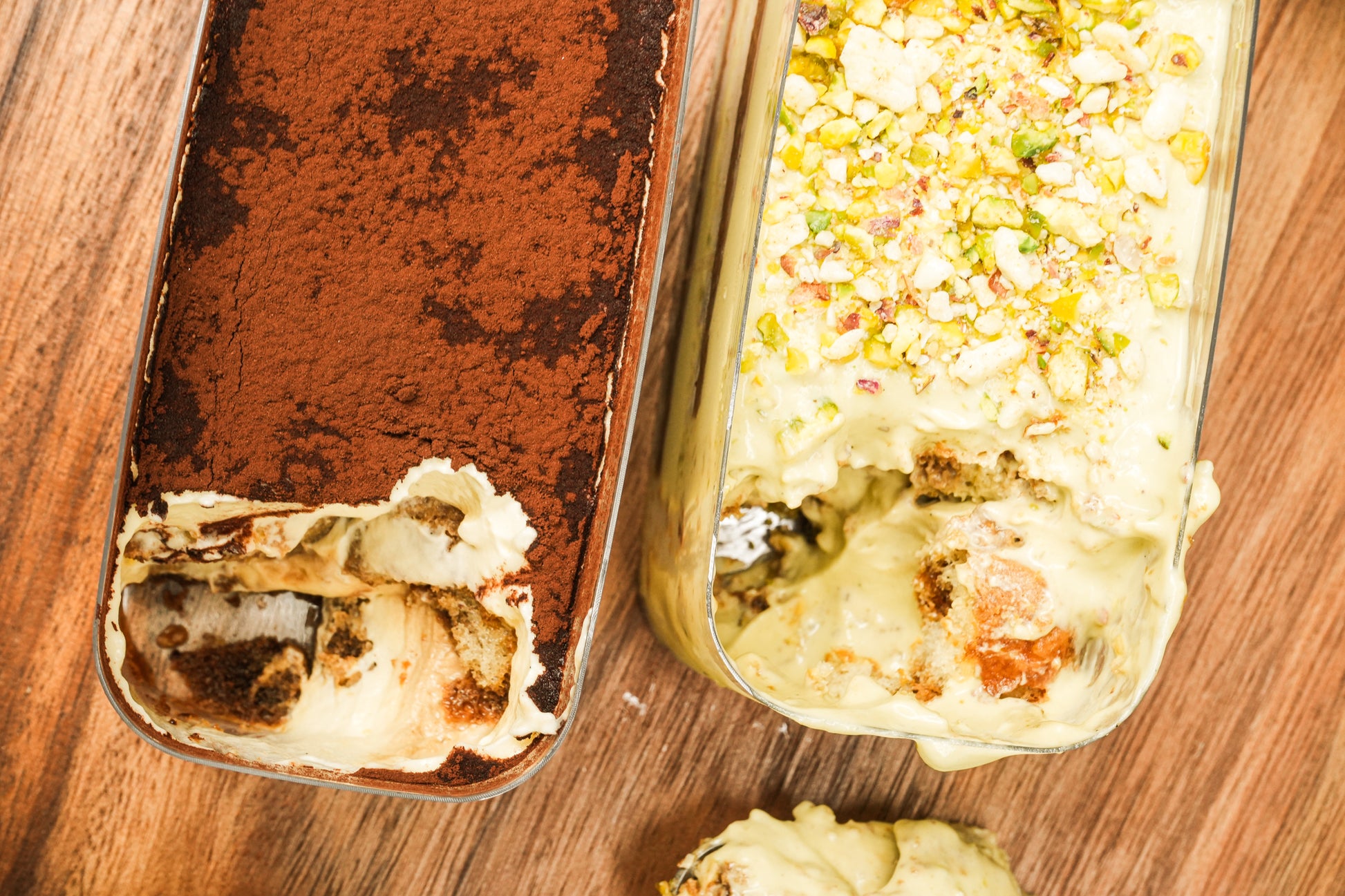 Mouthwatering tiramisu - just one bite is not enough.