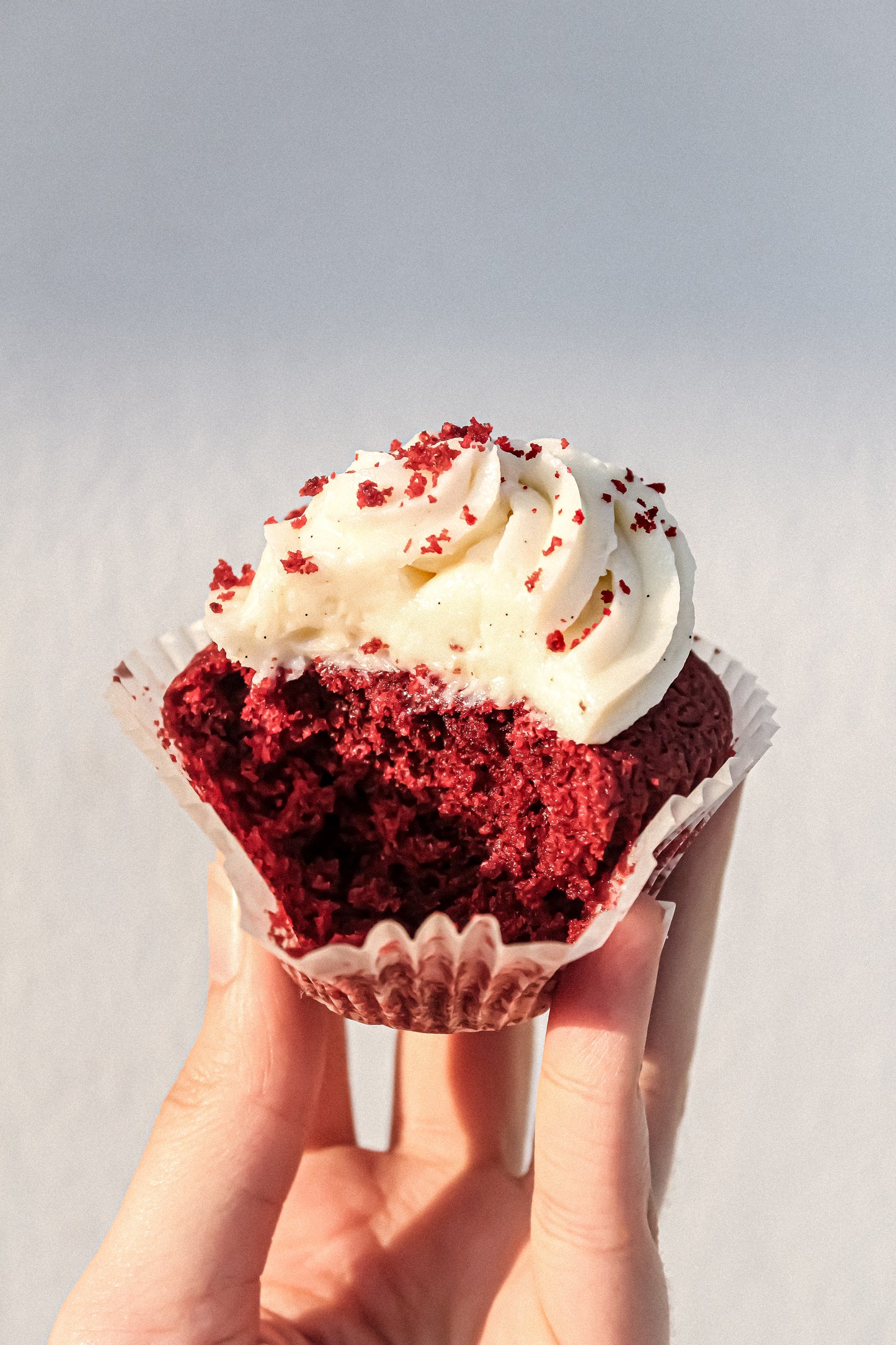 Red Velvet Cupcakes with Cream Cheese Frosting