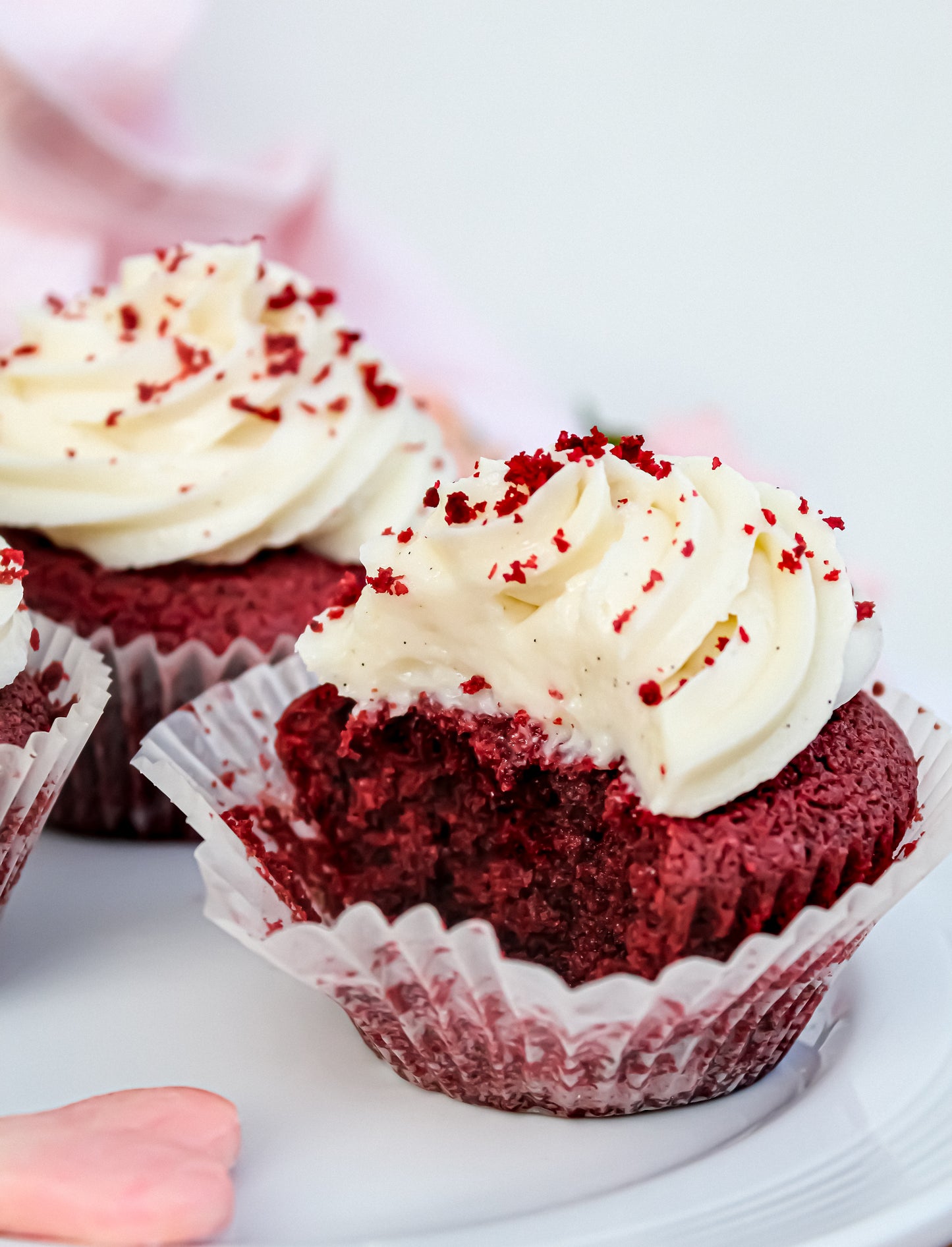 Red Velvet Cupcakes with Cream Cheese Frosting